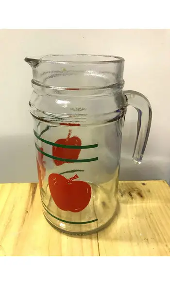 Pichet décor pommes