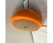 Lustre vintage en verre