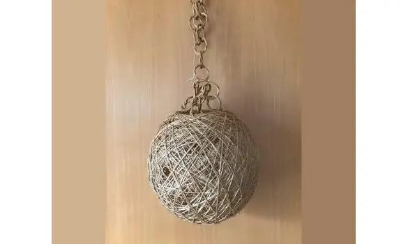 Suspension boule en corde