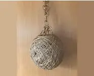 Suspension boule en corde